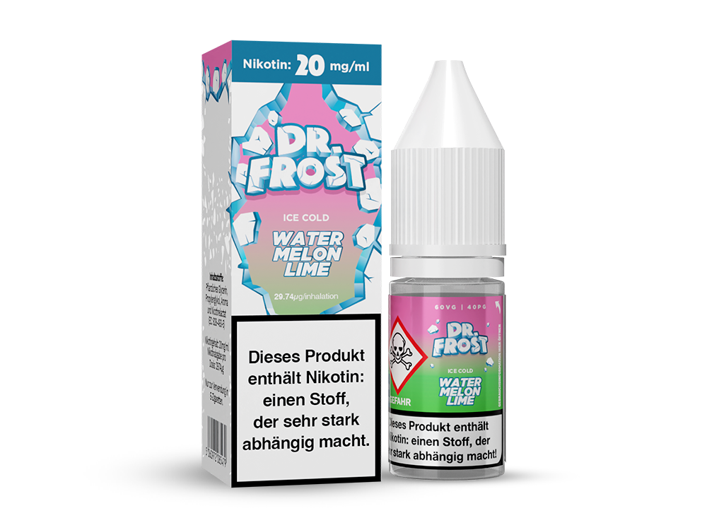 Dr. Frost Ice Cold - Watermelon Lime - 10ml Fertigliquid (Nikotinsalz)