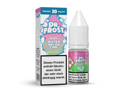 Dr. Frost Ice Cold - Watermelon Lime - 10ml Fertigliquid (Nikotinsalz)