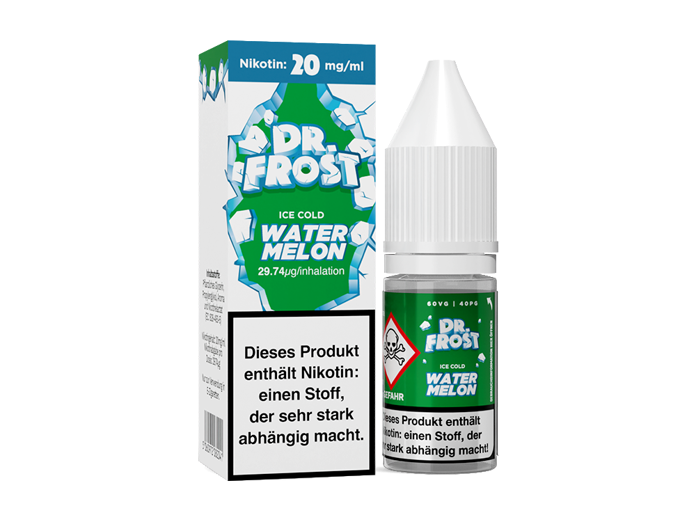 Dr. Frost Ice Cold - Watermelon - 10ml Fertigliquid (Nikotinsalz)