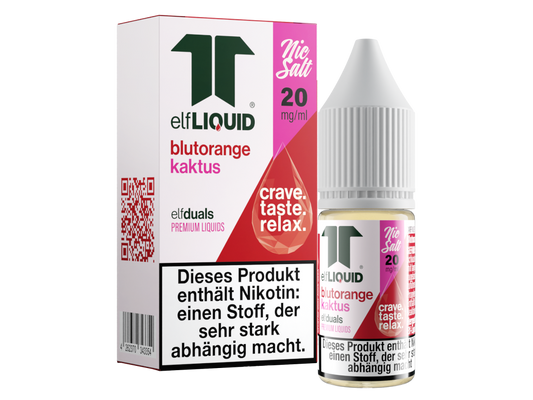 Elf-Liquid - Dual - Blutorange-Kaktus - 10ml Fertigliquid (Nikotinsalz)