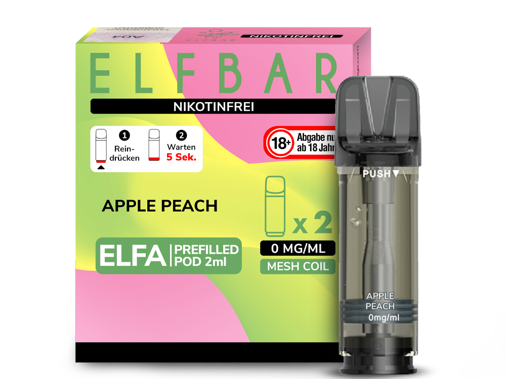 Elf Bar - Elfa - 2ml Prefilled Pods (2 Stück pro Packung)