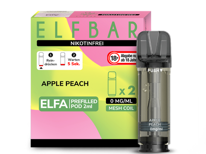 Elf Bar - Elfa - 2ml Prefilled Pods (2 Stück pro Packung)