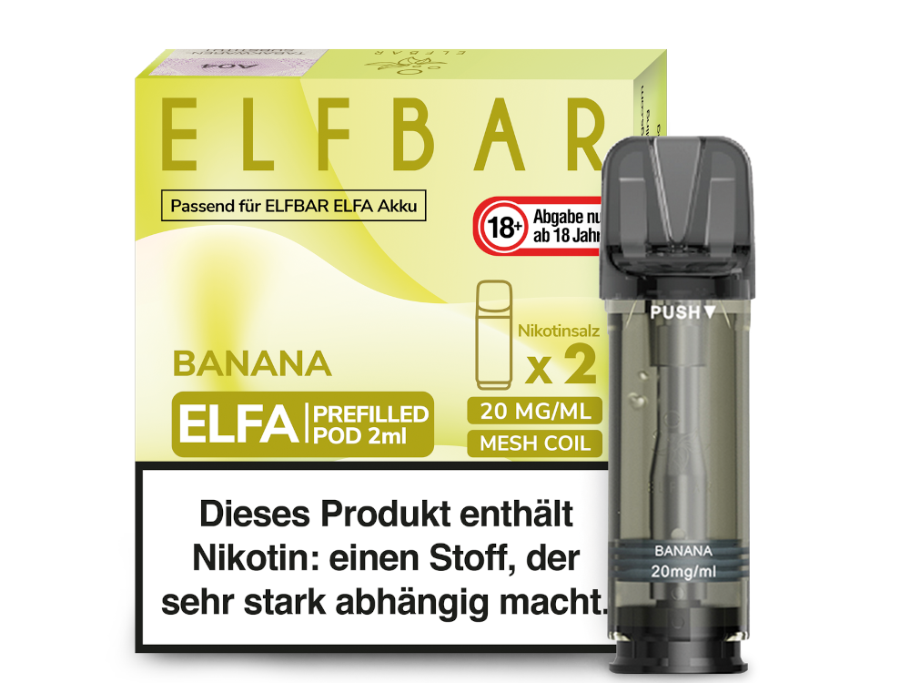 Elf Bar - Elfa - 2ml Prefilled Pods (2 Stück pro Packung)