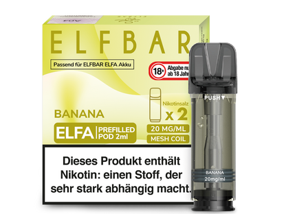 Elf Bar - Elfa - 2ml Prefilled Pods (2 Stück pro Packung)