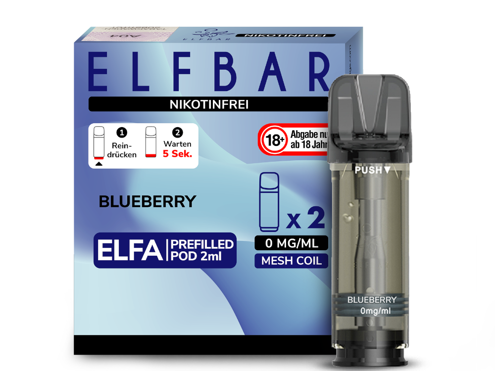 Elf Bar - Elfa - 2ml Prefilled Pods (2 Stück pro Packung)