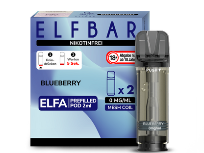 Elf Bar - Elfa - 2ml Prefilled Pods (2 Stück pro Packung)