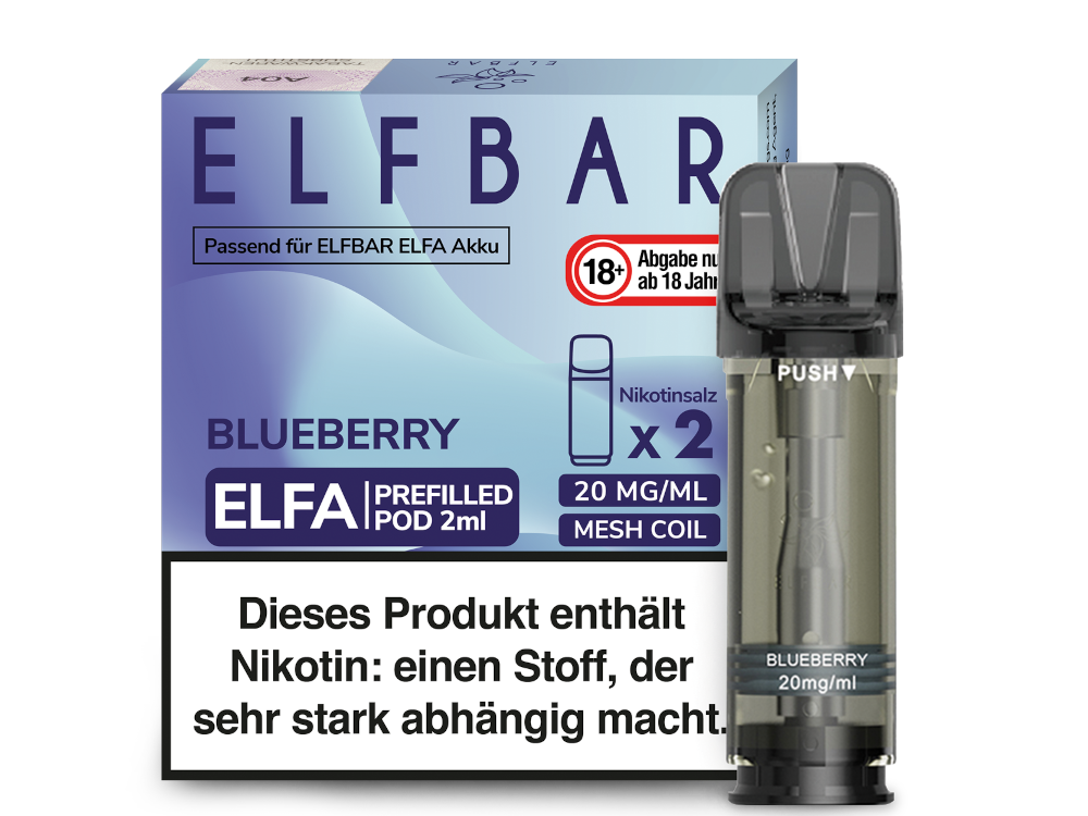 Elf Bar - Elfa - 2ml Prefilled Pods (2 Stück pro Packung)