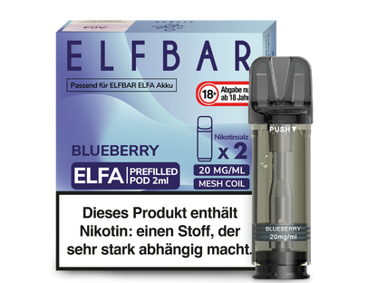 Elf Bar - Elfa - 2ml Prefilled Pods (2 Stück pro Packung)