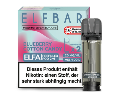 Elf Bar - Elfa - 2ml Prefilled Pods (2 Stück pro Packung)