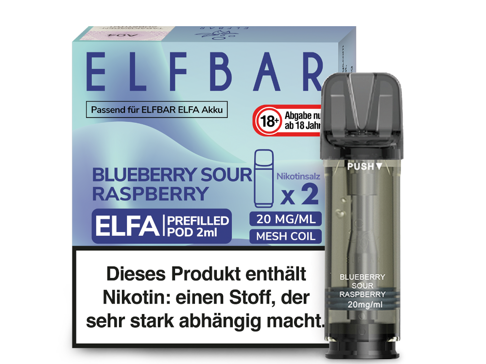 Elf Bar - Elfa - 2ml Prefilled Pods (2 Stück pro Packung)