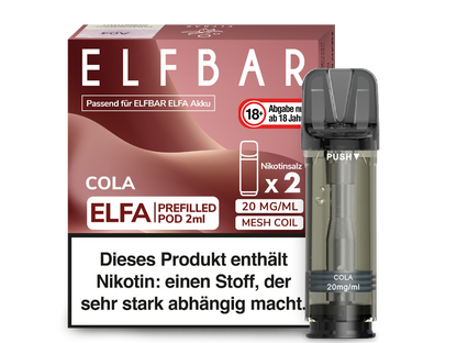 Elf Bar - Elfa - 2ml Prefilled Pods (2 Stück pro Packung)