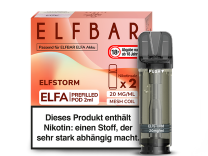 Elf Bar - Elfa - 2ml Prefilled Pods (2 Stück pro Packung)