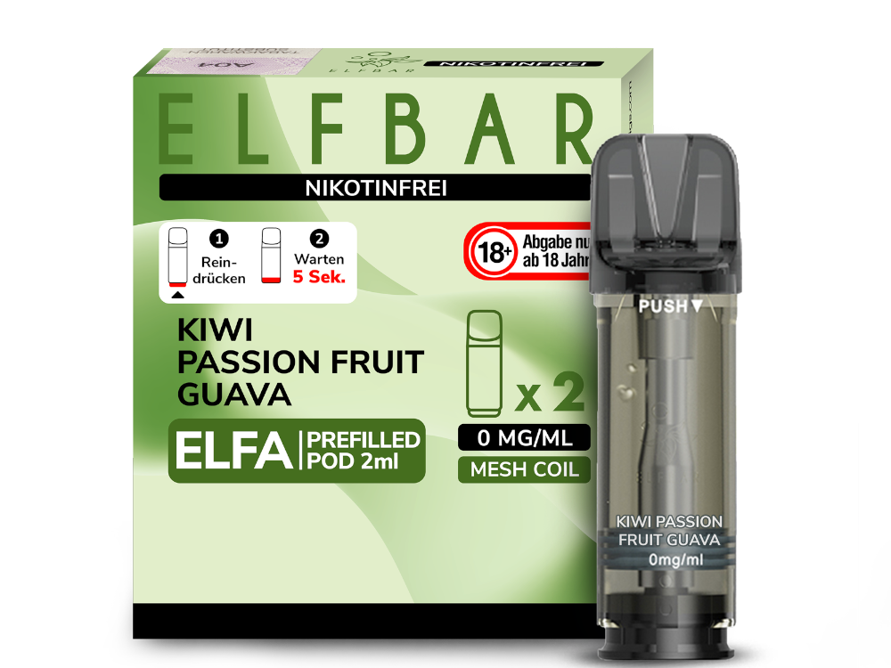 Elf Bar - Elfa - 2ml Prefilled Pods (2 Stück pro Packung)