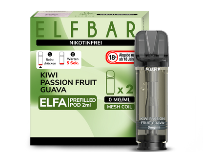 Elf Bar - Elfa - 2ml Prefilled Pods (2 Stück pro Packung)