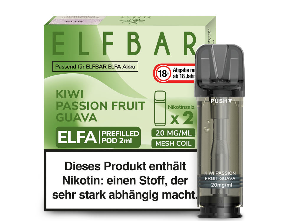 Elf Bar - Elfa - 2ml Prefilled Pods (2 Stück pro Packung)