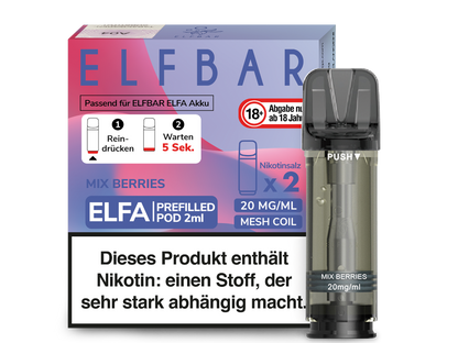Elf Bar - Elfa - 2ml Prefilled Pods (2 pieces)