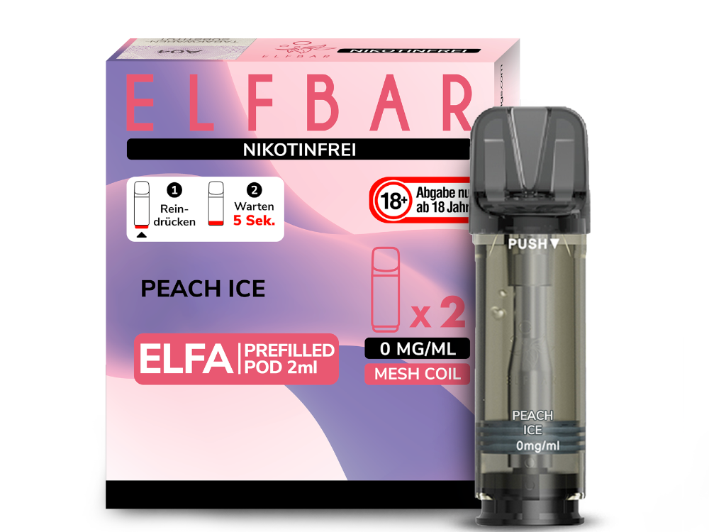 Elf Bar - Elfa - 2ml Prefilled Pods (2 Stück pro Packung)