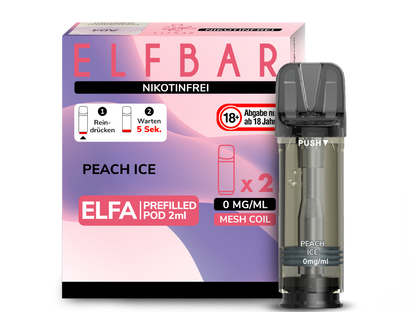 Elf Bar - Elfa - 2ml Prefilled Pods (2 Stück pro Packung)