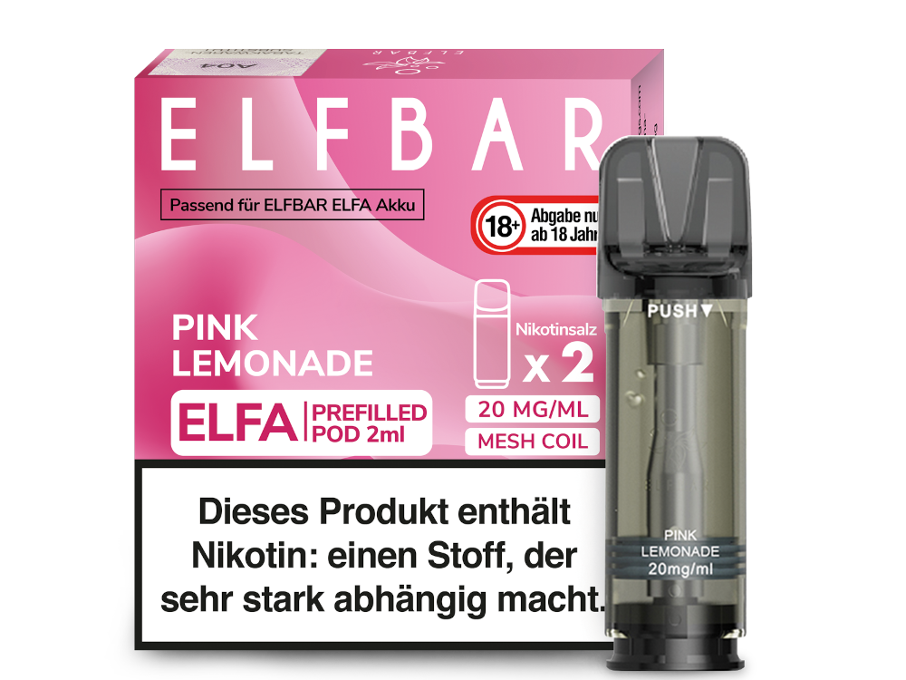 Elf Bar - Elfa - 2ml Prefilled Pods (2 Stück pro Packung)