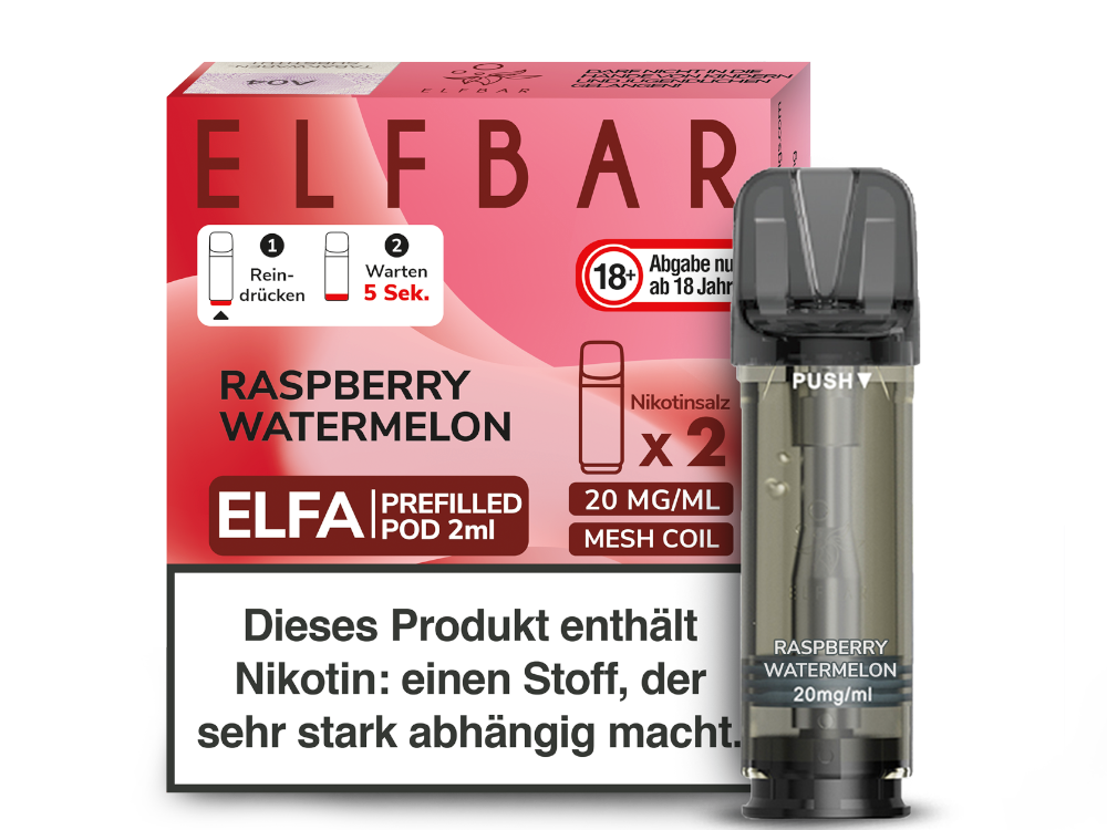 Elf Bar - Elfa - 2ml Prefilled Pods (2 Stück pro Packung)