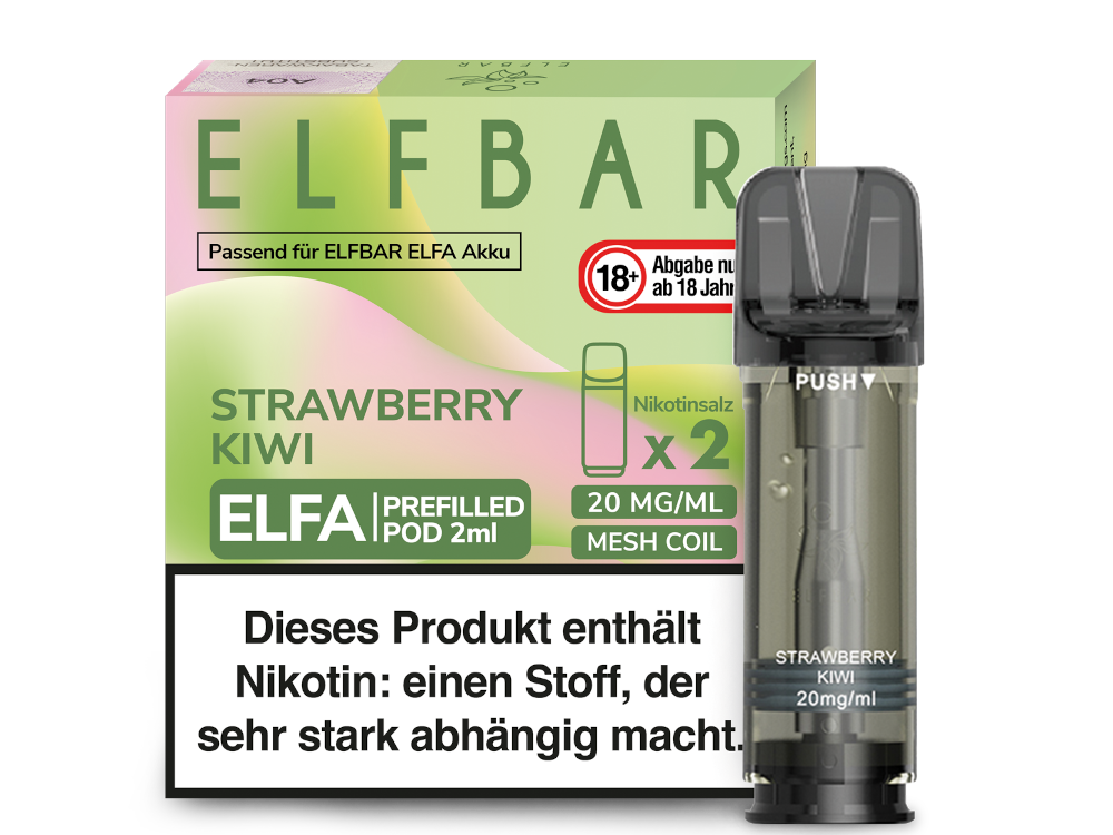 Elf Bar - Elfa - 2ml Prefilled Pods (2 Stück pro Packung)