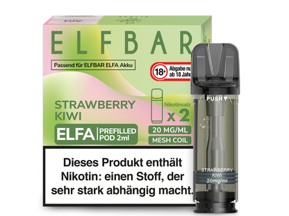 Elf Bar - Elfa - 2ml Prefilled Pods (2 Stück pro Packung)