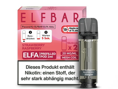 Elf Bar - Elfa - 2ml Prefilled Pods (2 Stück pro Packung)