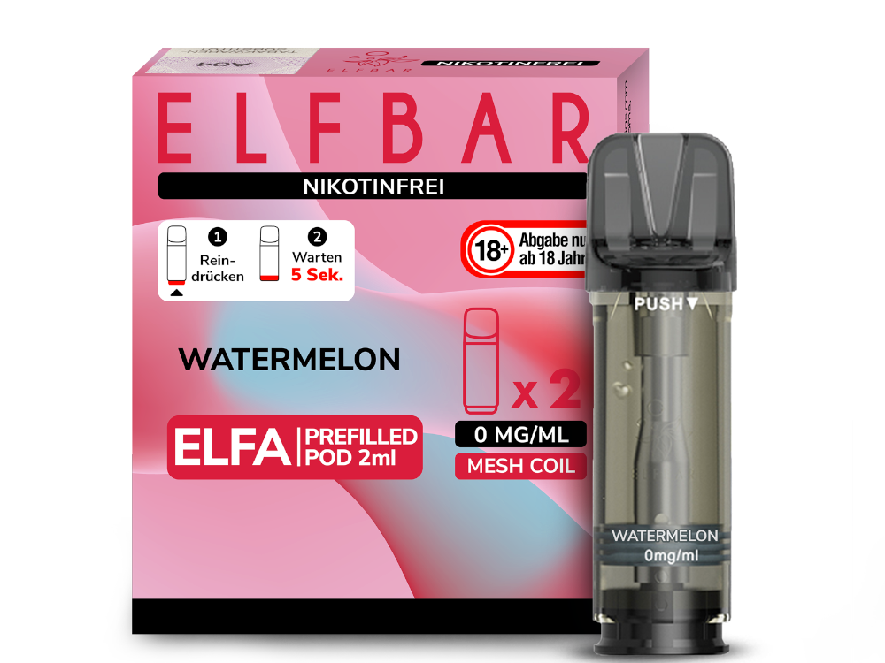 Elf Bar - Elfa - 2ml Prefilled Pods (2 Stück pro Packung)