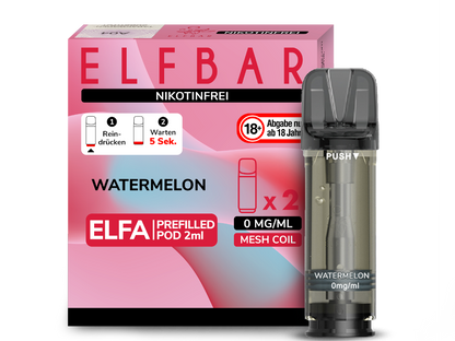 Elf Bar - Elfa - 2ml Prefilled Pods (2 Stück pro Packung)