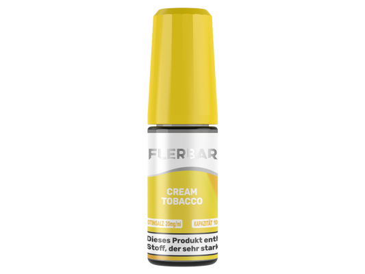 Flerbar Liquid - Cream Tobacco - 10ml Fertigliquid (Nikotinsalz)