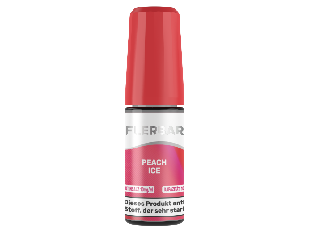 Flerbar Liquid - Peach Ice - 10ml Ready-to-Equip (Nicotine Salt)