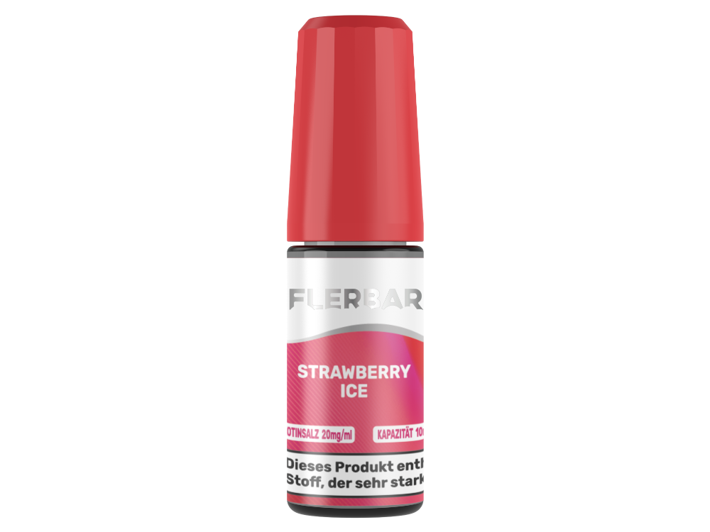 Flerbar Liquid - Strawberry Ice - 10ml Ready-to-Equip (Nicotine Salt)