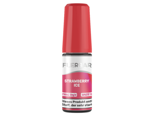 Flerbar Liquid - Strawberry Ice - 10ml Fertigliquid (Nikotinsalz)