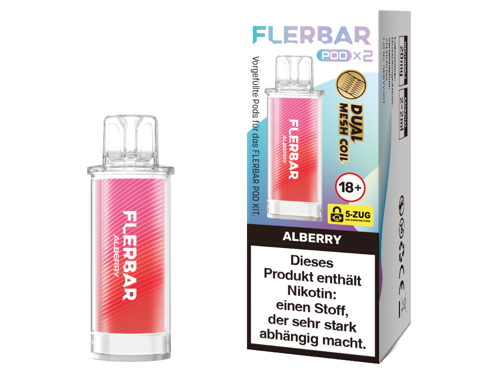 Flerbar - POD - 2ml Prefilled Pods (2 Stück pro Packung)