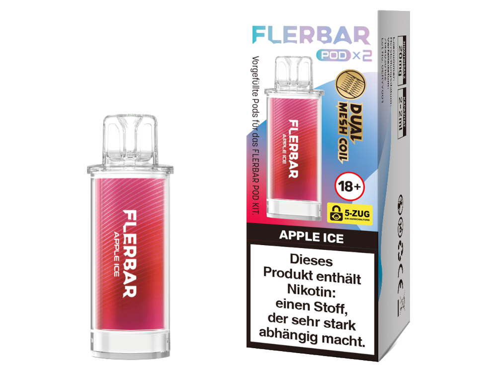 Flerbar - POD - 2ml Prefilled Pods (2 Stück pro Packung)