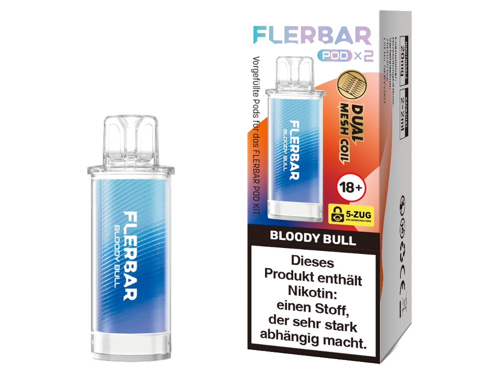 Flerbar - POD - 2ml Prefilled Pods (2 Stück pro Packung)