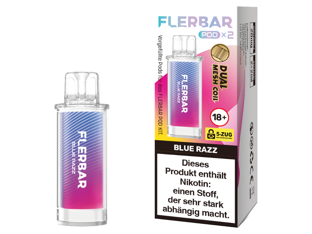 Flerbar - POD - 2ml Prefilled Pods (2 Stück pro Packung)