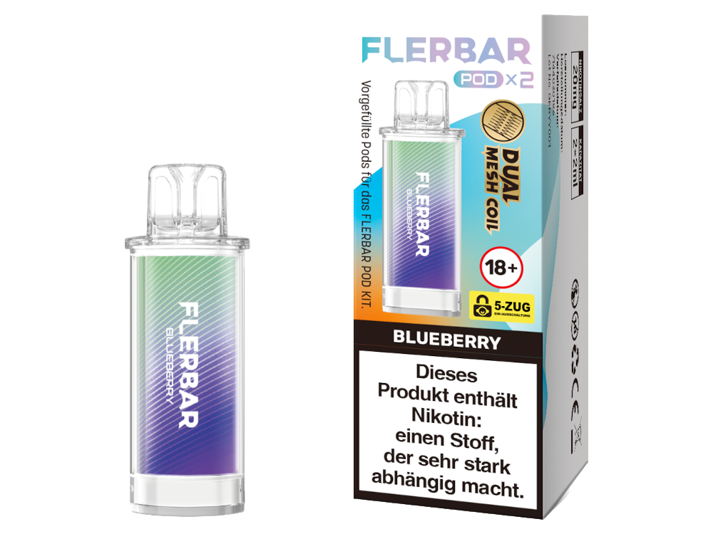 Flerbar - POD - 2ml Prefilled Pods (2 Stück pro Packung)