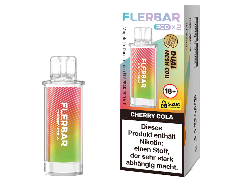 Flerbar - POD - 2ml Prefilled Pods (2 Stück pro Packung)