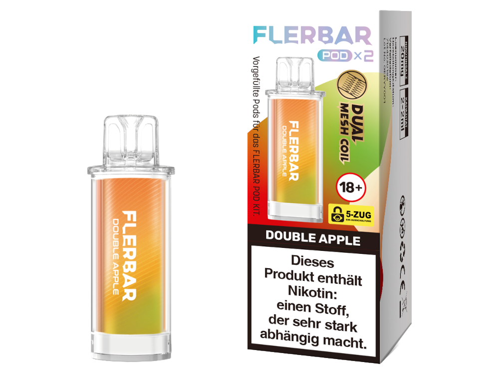 Flerbar - POD - 2ml Prefilled Pods (2 Stück pro Packung)