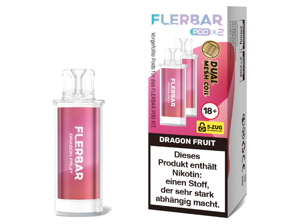 Flerbar - POD - 2ml Prefilled Pods (2 Stück pro Packung)