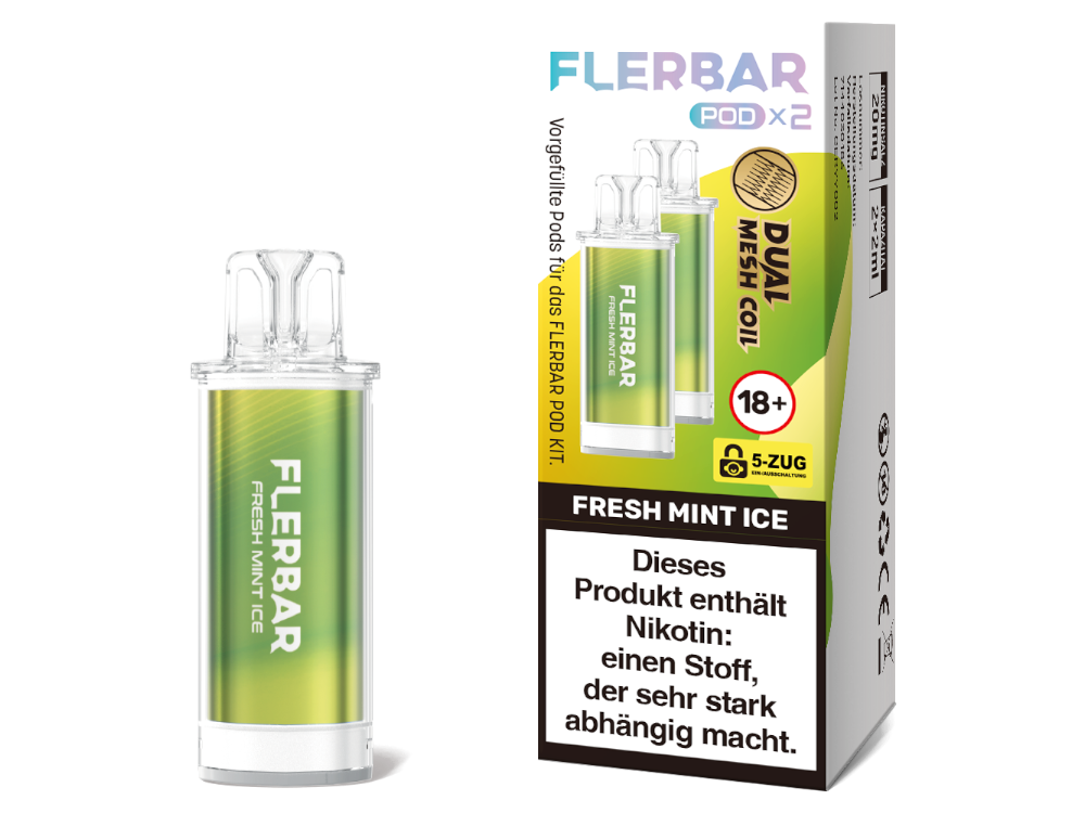 Flerbar - POD - 2ml Prefilled Pods (2 Stück pro Packung)