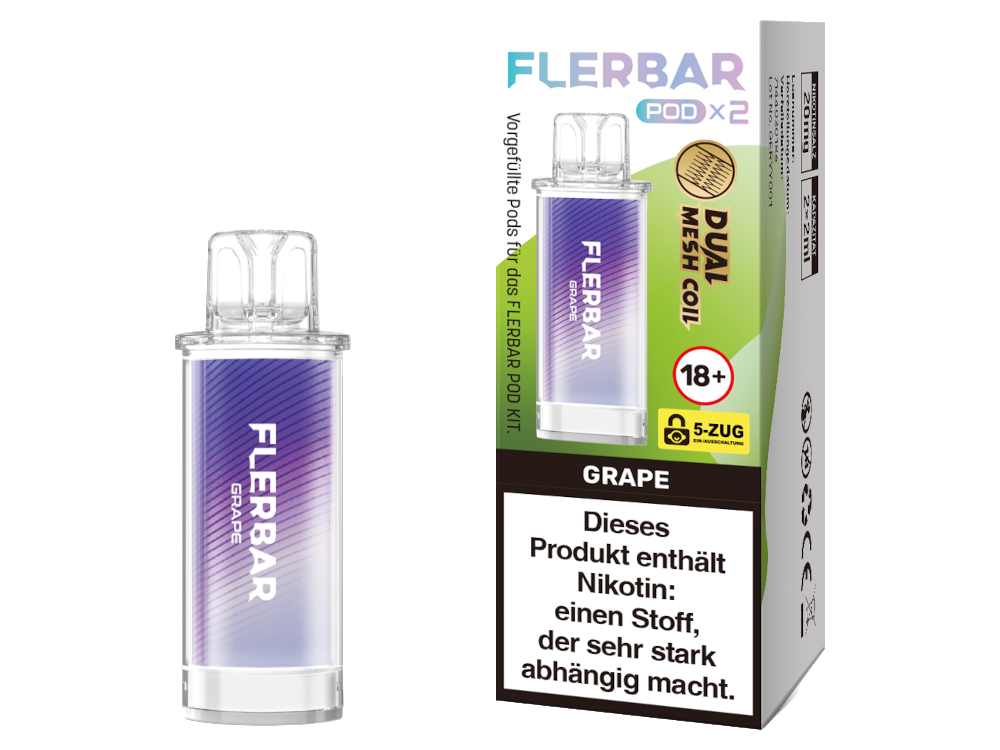 Flerbar - POD - 2ml Prefilled Pods (2 Stück pro Packung)