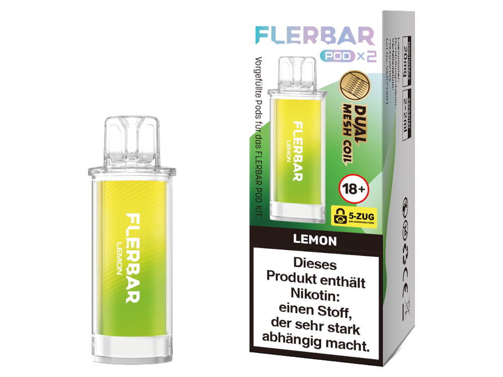 Flerbar - POD - 2ml Prefilled Pods (2 Stück pro Packung)