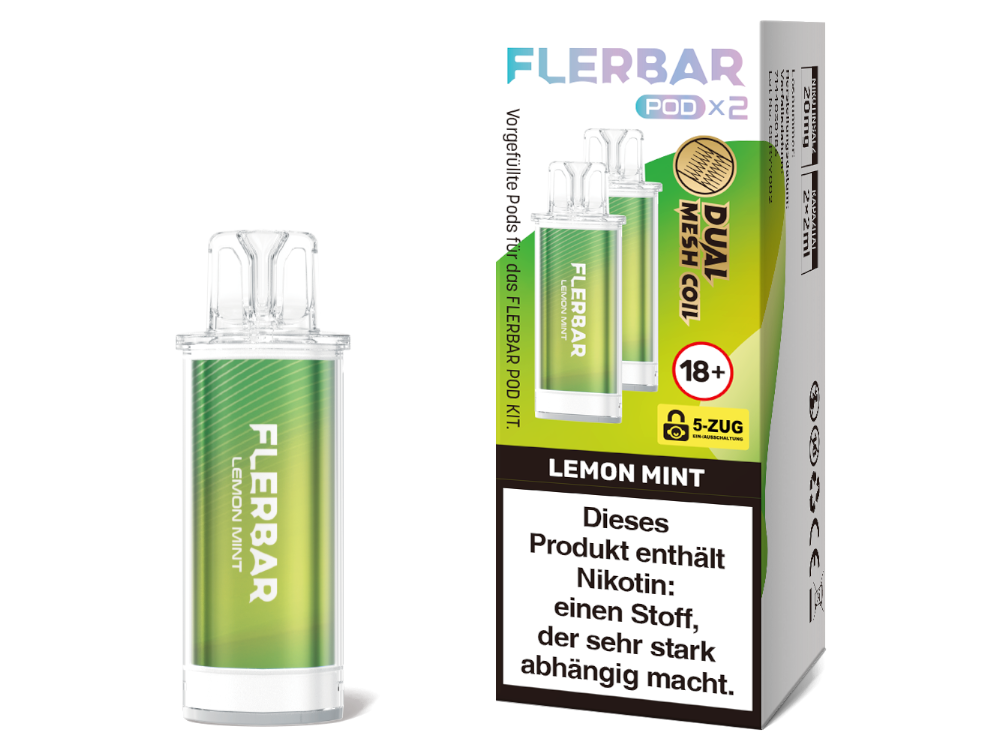 Flerbar - POD - 2ml Prefilled Pods (2 Stück pro Packung)