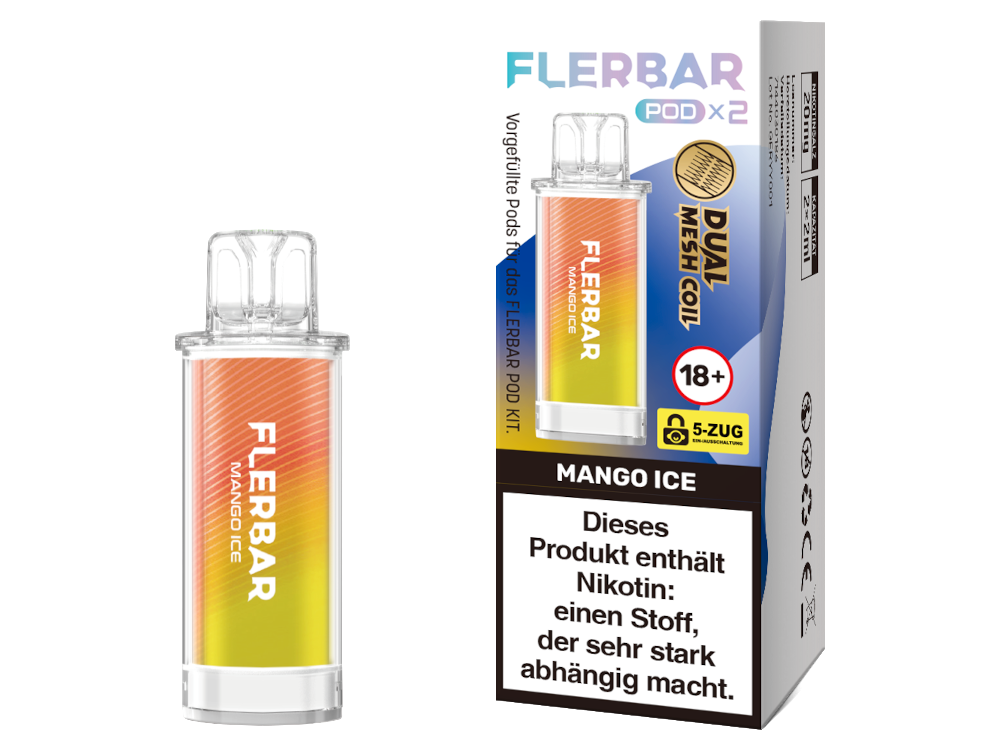 Flerbar - POD - 2ml Prefilled Pods (2 Stück pro Packung)