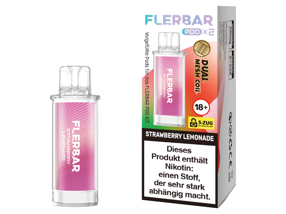 Flerbar - POD - 2ml Prefilled Pods (2 Stück pro Packung)