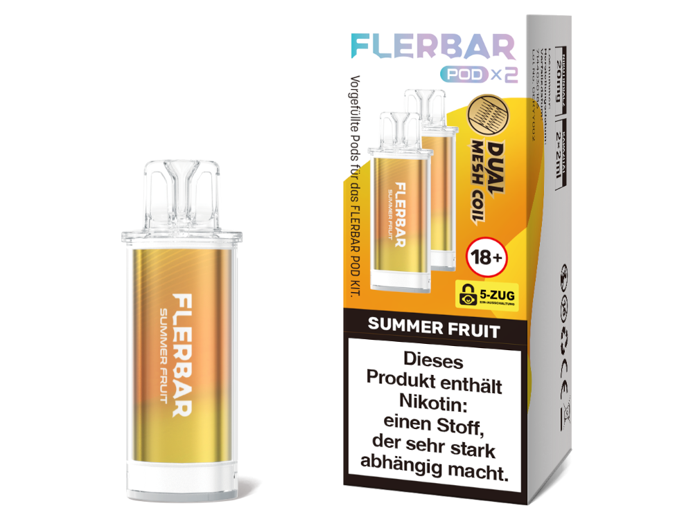 Flerbar - POD - 2ml Prefilled Pods (2 Stück pro Packung)