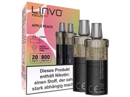 Linvo - Pod Lite Plus - 2ml Prefilled Cartridge (2 pieces)