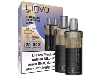 Linvo - Pod Lite Plus - 2ml Prefilled Cartridge (2 pieces)
